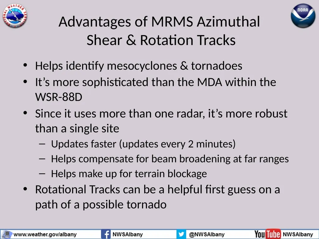 Using MRMS Rotational Tracks for Northeastern US - slide 10 of 20