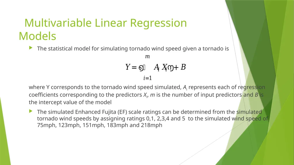 Statistical Simulated Models for Tornado - slide 4 of 6