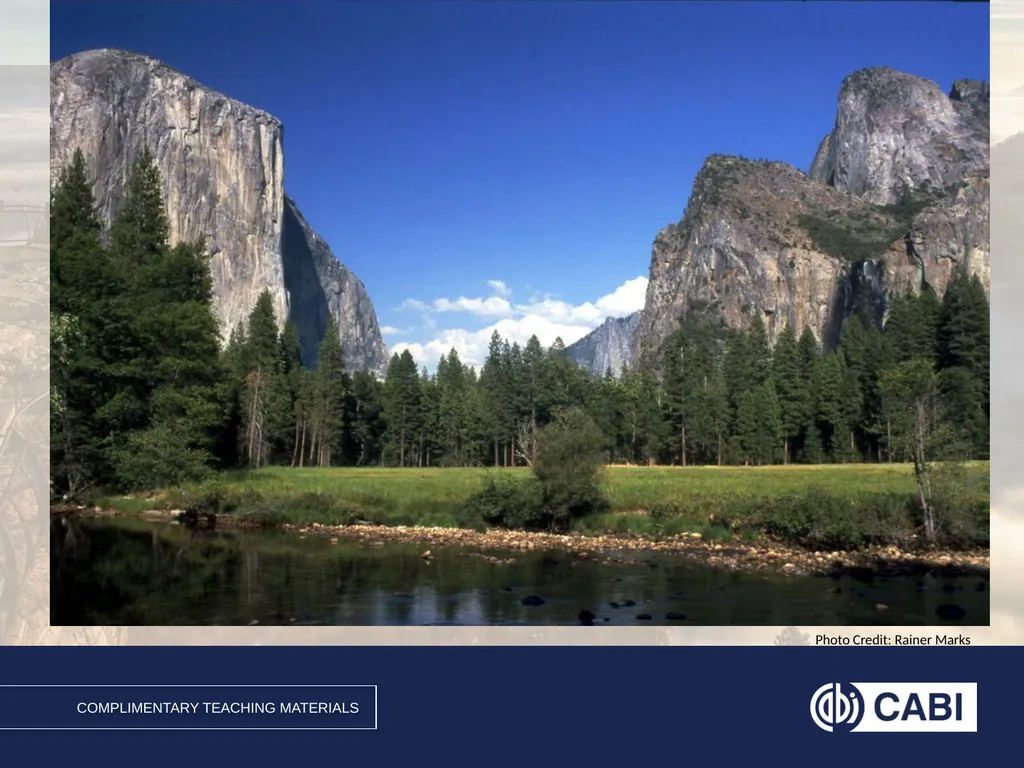 A Mountain with Handrails at Yosemite Managing - slide 5 of 21