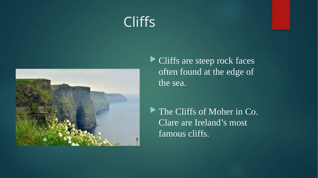 Ireland’s Natural features Natural Environments - slide 8 of 12