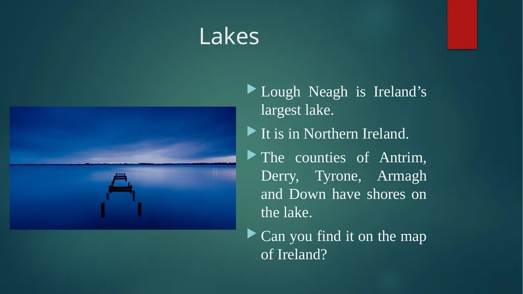 Ireland’s Natural features Natural Environments - slide 6 of 12