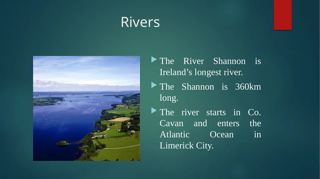 Ireland’s Natural features Natural Environments - slide 5 of 12