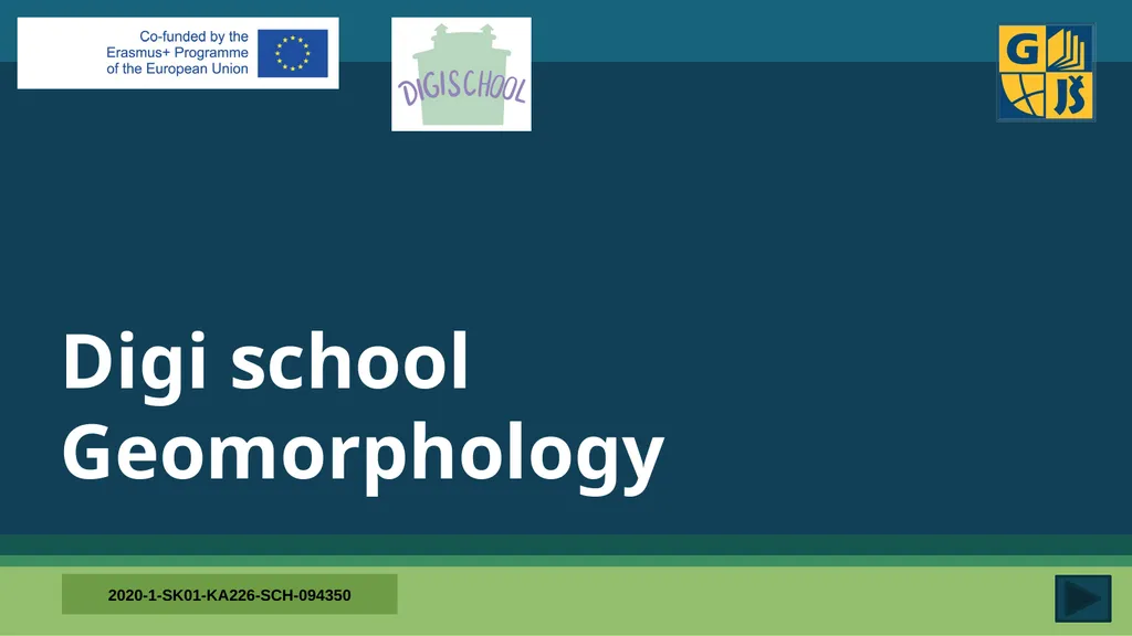 Digi school Geomorphology - slide 1 of 15