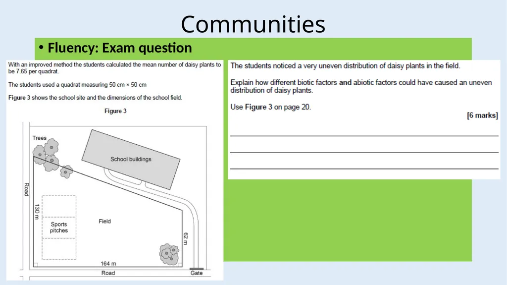 Communities LOW STAKES QUIZ You now need to do the - slide 20 of 22