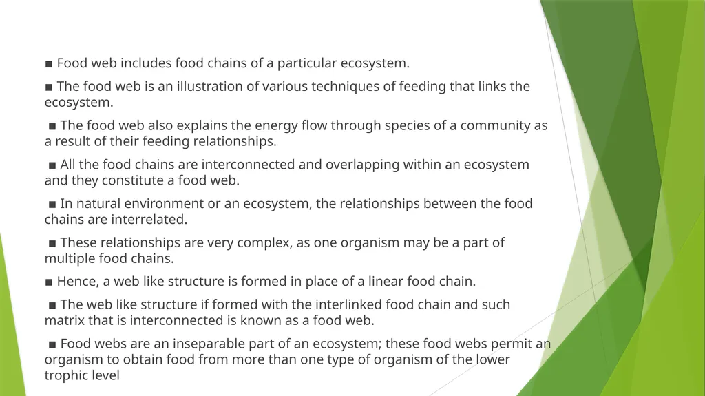 What is an Ecosystem? Structure and Function of - slide 11 of 14