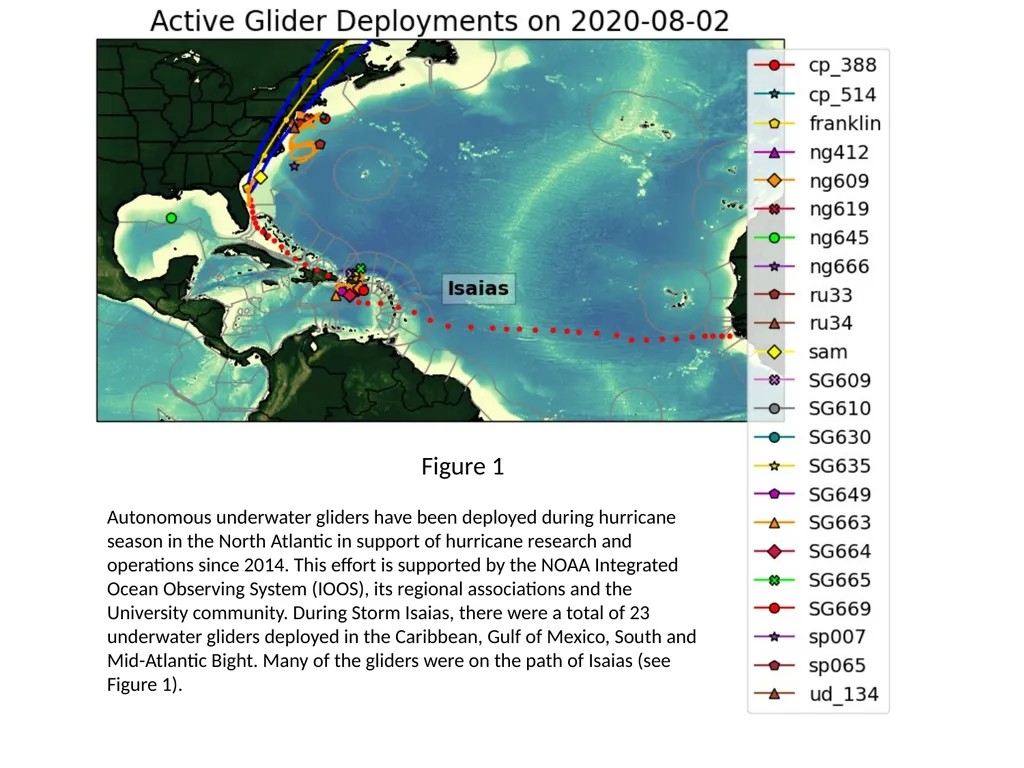 Figure 1 Autonomous underwater gliders have been