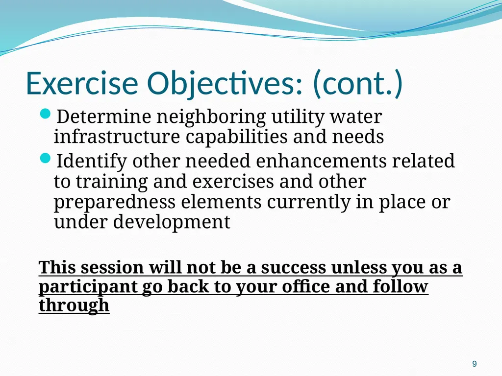 Hurrican scenario 1 Hurricane Scenario Tabletop - slide 9 of 31