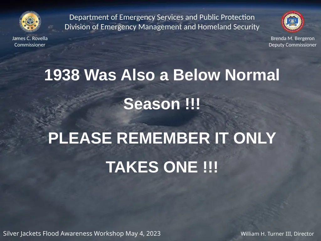 Silver Jackets Flood Awareness Workshop May 4, - slide 13 of 13