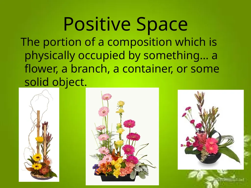 Elements of Design The directly observable - slide 12 of 29