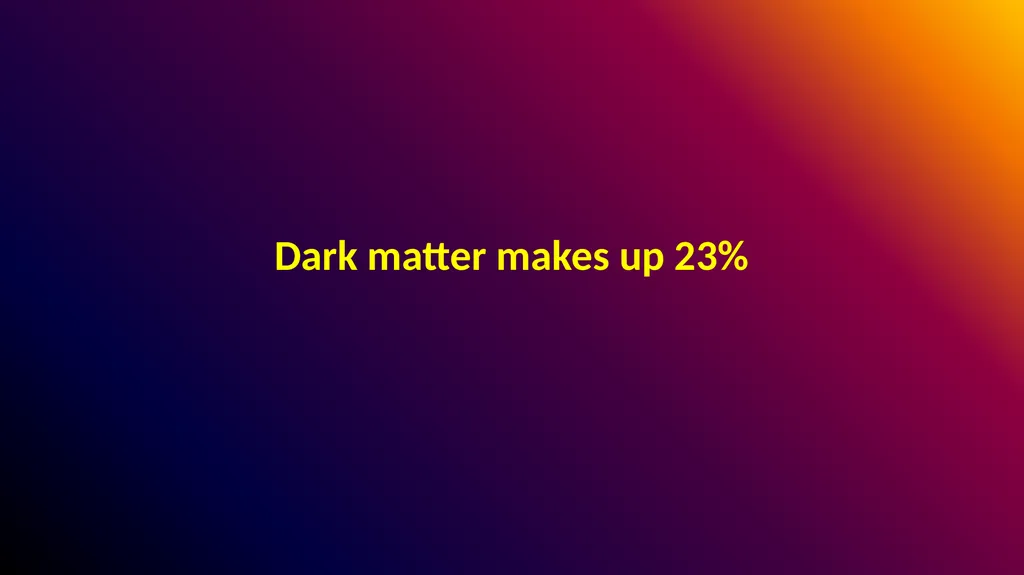 What is the universe made of? Image: needpix.com - slide 29 of 38