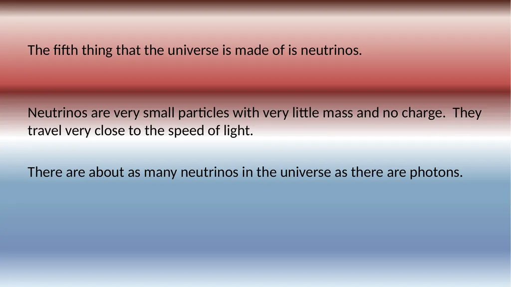 What is the universe made of? Image: needpix.com - slide 25 of 38