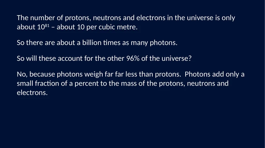 What is the universe made of? Image: needpix.com - slide 24 of 38