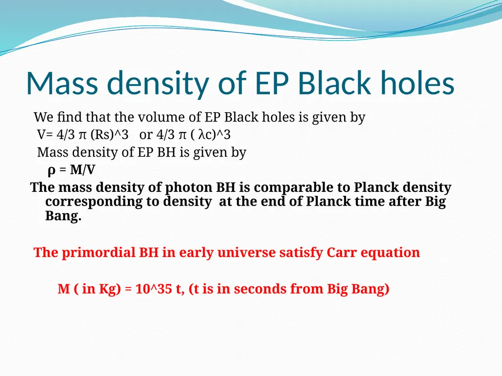 EVIDENCE FOR HIGH DENSITY EARLY UNIVERSE FROM - slide 7 of 10