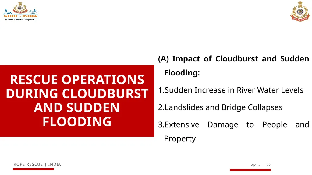 KNOWLEDGE OF MOUNTAIN AND SNOW RESCUE IN HIGH - slide 22 of 29