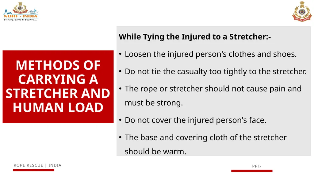 KNOWLEDGE OF MOUNTAIN AND SNOW RESCUE IN HIGH - slide 15 of 29