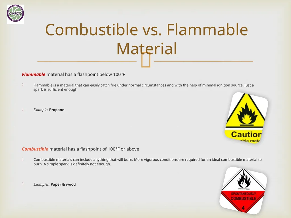Fire Safety Training CAPCO Loss Prevention & - slide 5 of 24