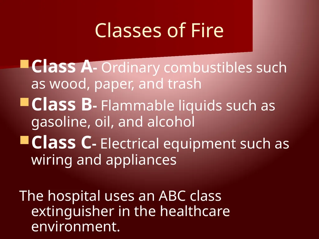 Fire Safety Chemistry of Fire Fire burns because - slide 8 of 9