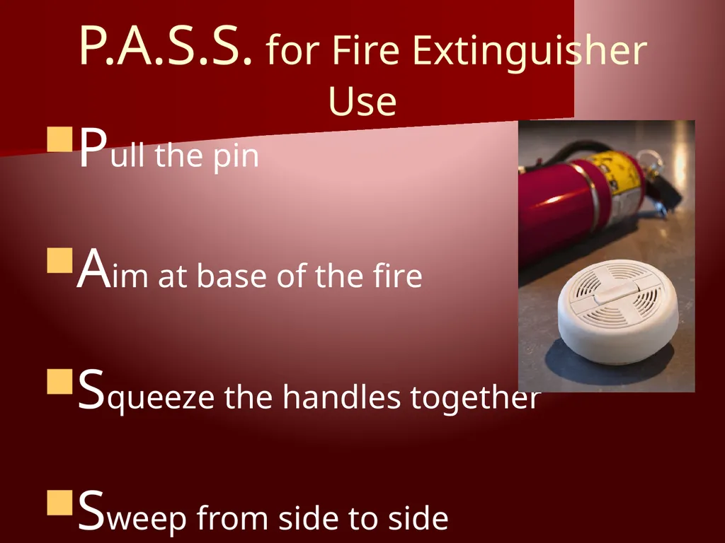 Fire Safety Chemistry of Fire Fire burns because - slide 7 of 9