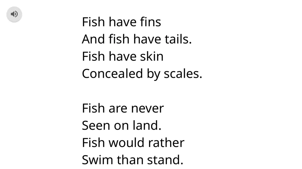 Fish FK2 Unit 2 Week 2 Day 5 Fish have - slide 2 of 5