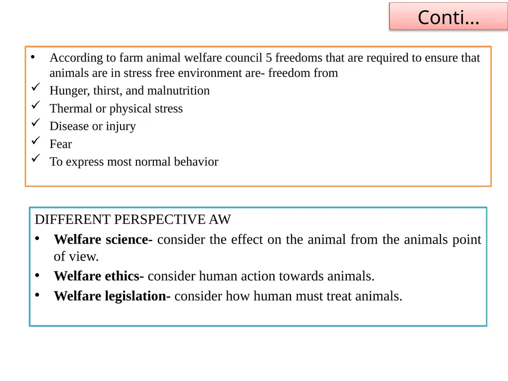 UNIT-5 ANIMAL WELFARE By- Dr. MAMTA Assistant - slide 7 of 15