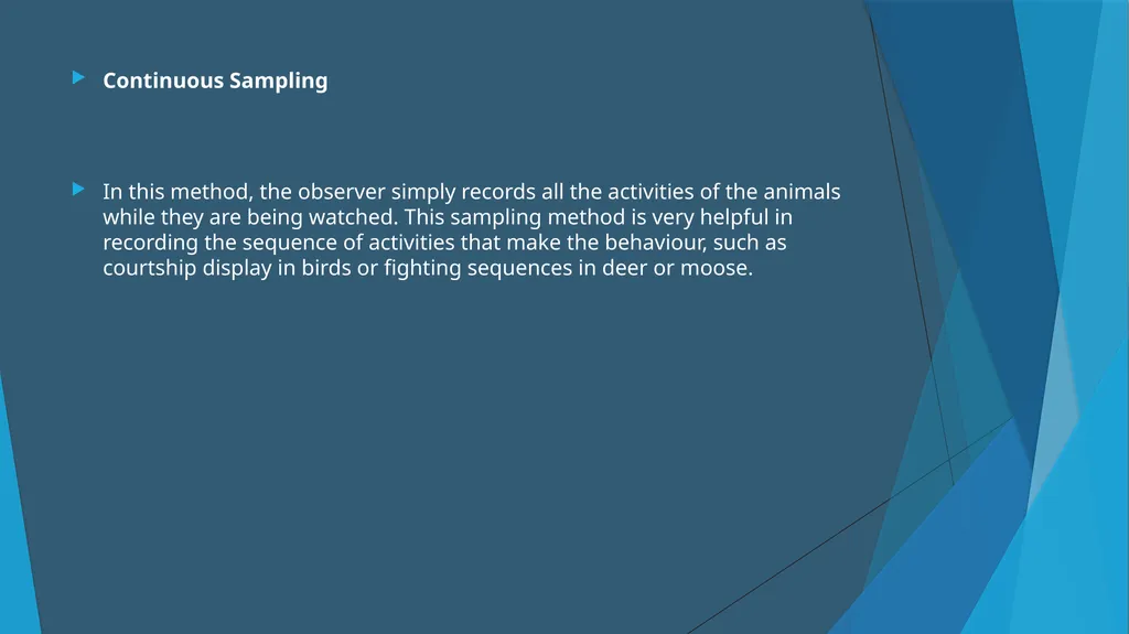 Methods Of Studying Animal_Behaviour [IN FIELD - slide 6 of 13