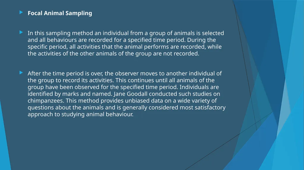 Methods Of Studying Animal_Behaviour [IN FIELD - slide 3 of 13