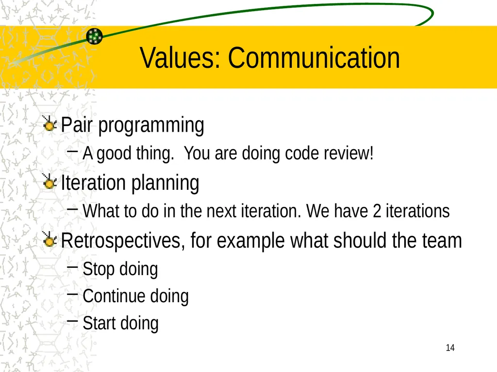 A little Software Engineering: Agile Software - slide 14 of 41