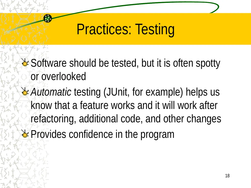 A little Software Engineering: Agile Software - slide 18 of 41