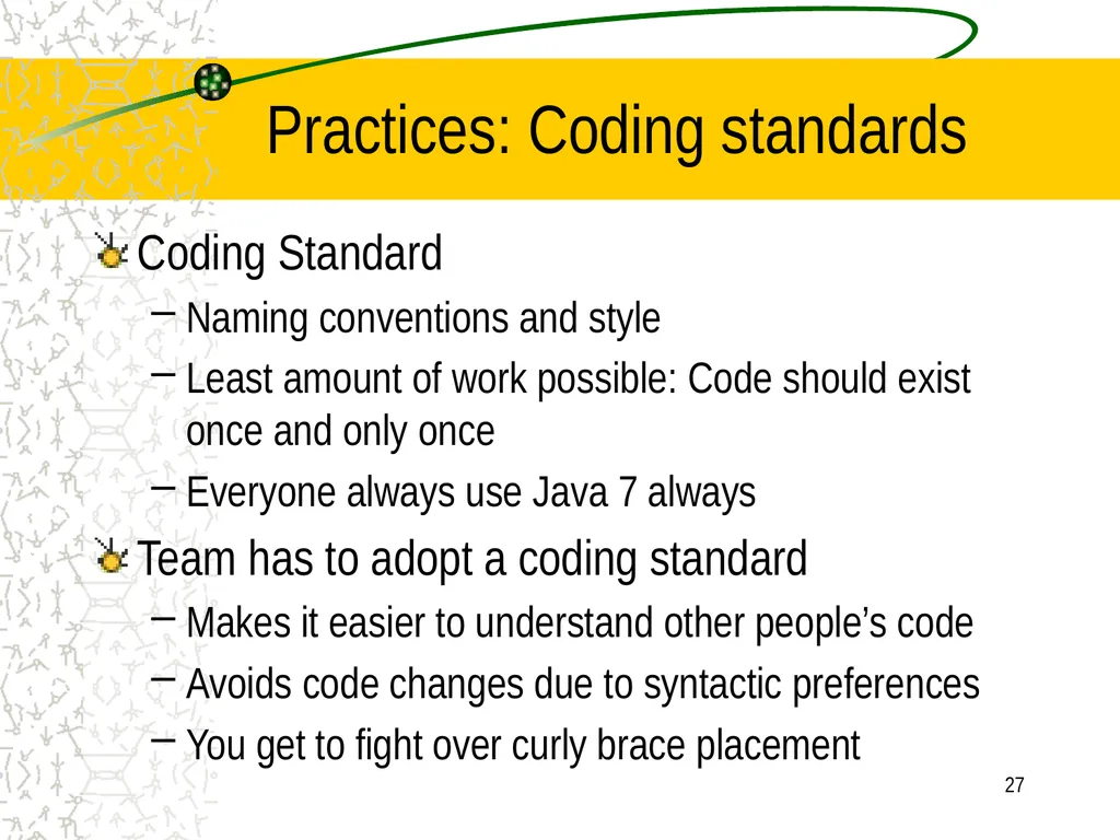 A little Software Engineering: Agile Software - slide 27 of 41