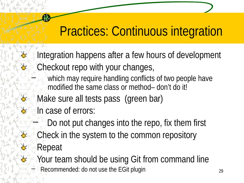 A little Software Engineering: Agile Software - slide 29 of 41