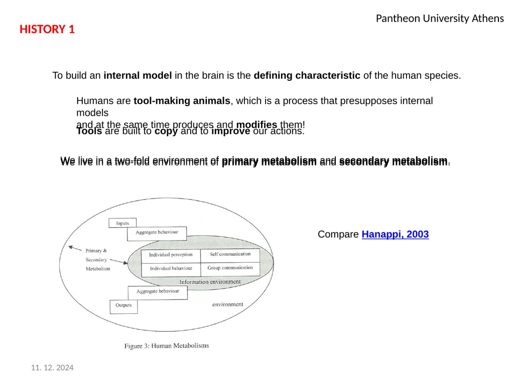 Agent Based Modelling History, Essence and Future. - slide 2 of 12