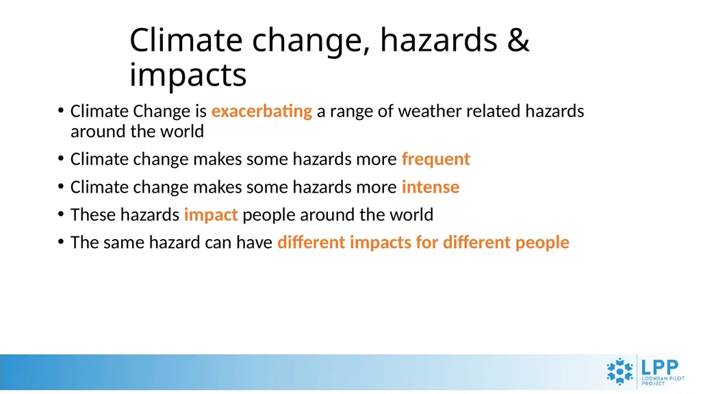 Effect of Climate Change and Future Introduction - slide 15 of 17