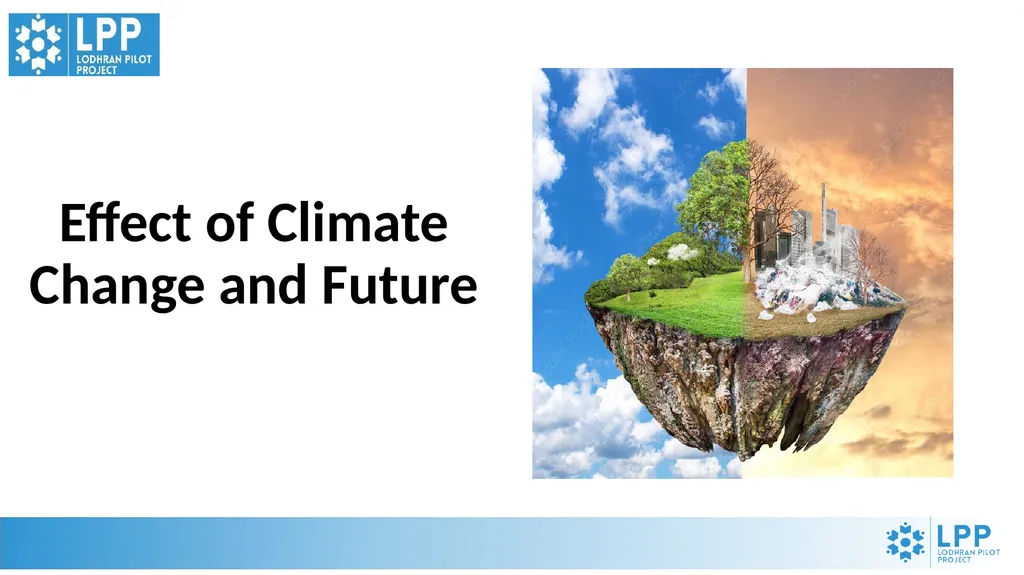 Effect of Climate Change and Future Introduction