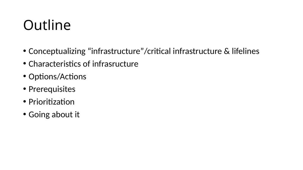 Adaptation in Climate Change and Infrastructure - slide 2 of 14