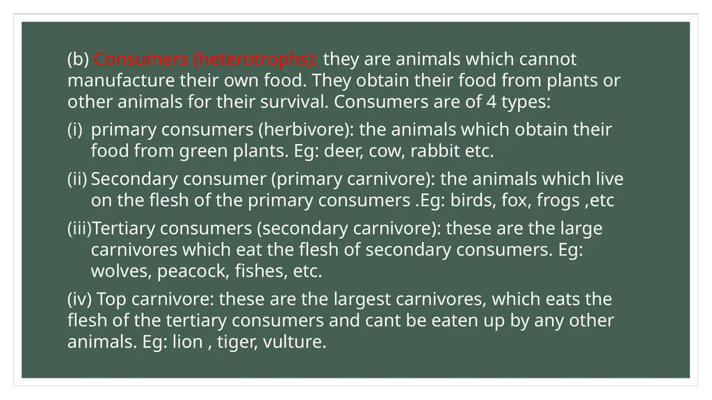 Structure and function of Ecosystem An Ecosystem - slide 5 of 7
