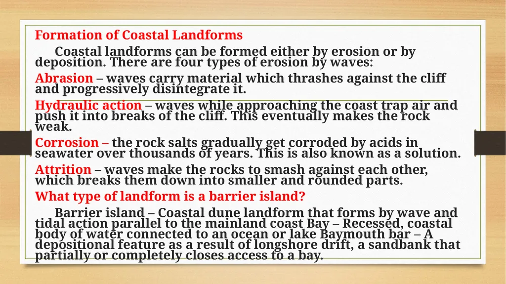 APPLIED GEOMORPHOLOGY SLOPE DEVELOPMENT THEORIES - slide 5 of 35