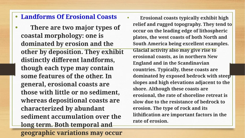 APPLIED GEOMORPHOLOGY SLOPE DEVELOPMENT THEORIES - slide 16 of 35