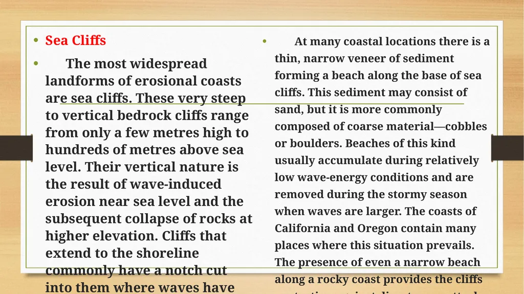 APPLIED GEOMORPHOLOGY SLOPE DEVELOPMENT THEORIES - slide 17 of 35