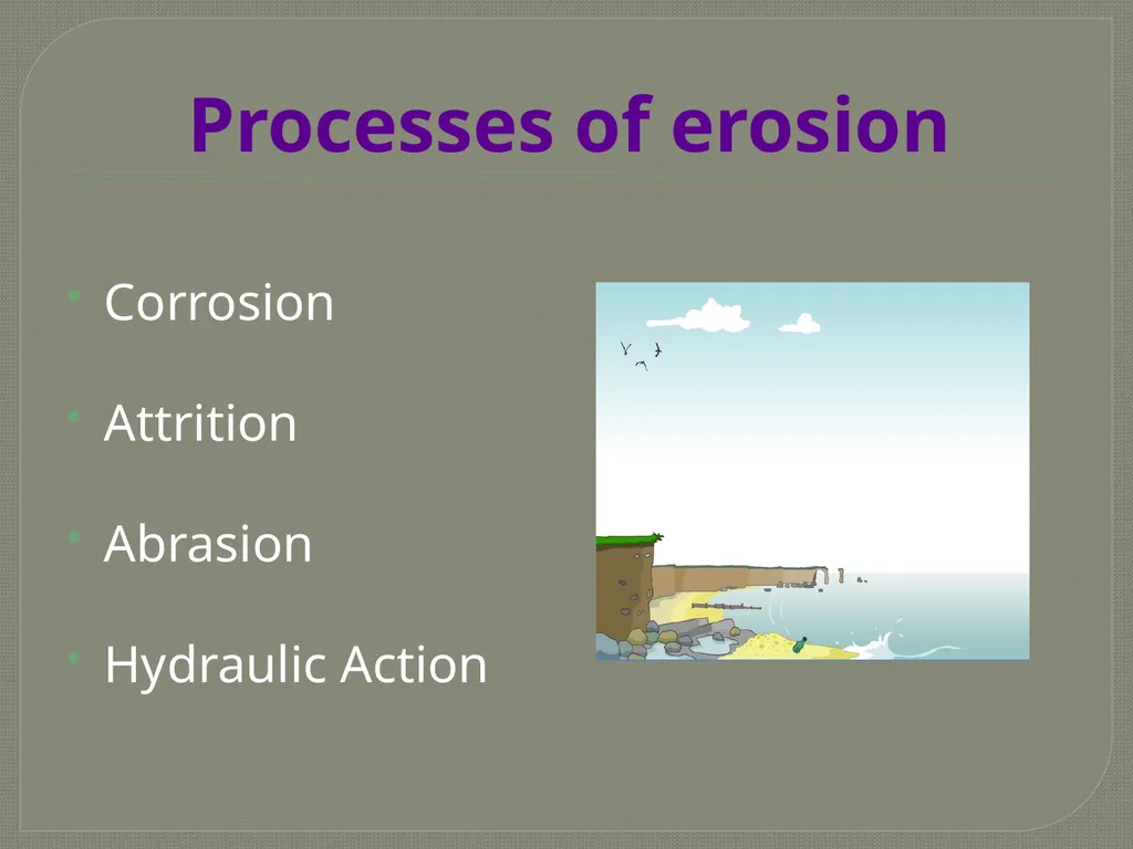 Coastal Processes and Landforms How do waves - slide 6 of 18