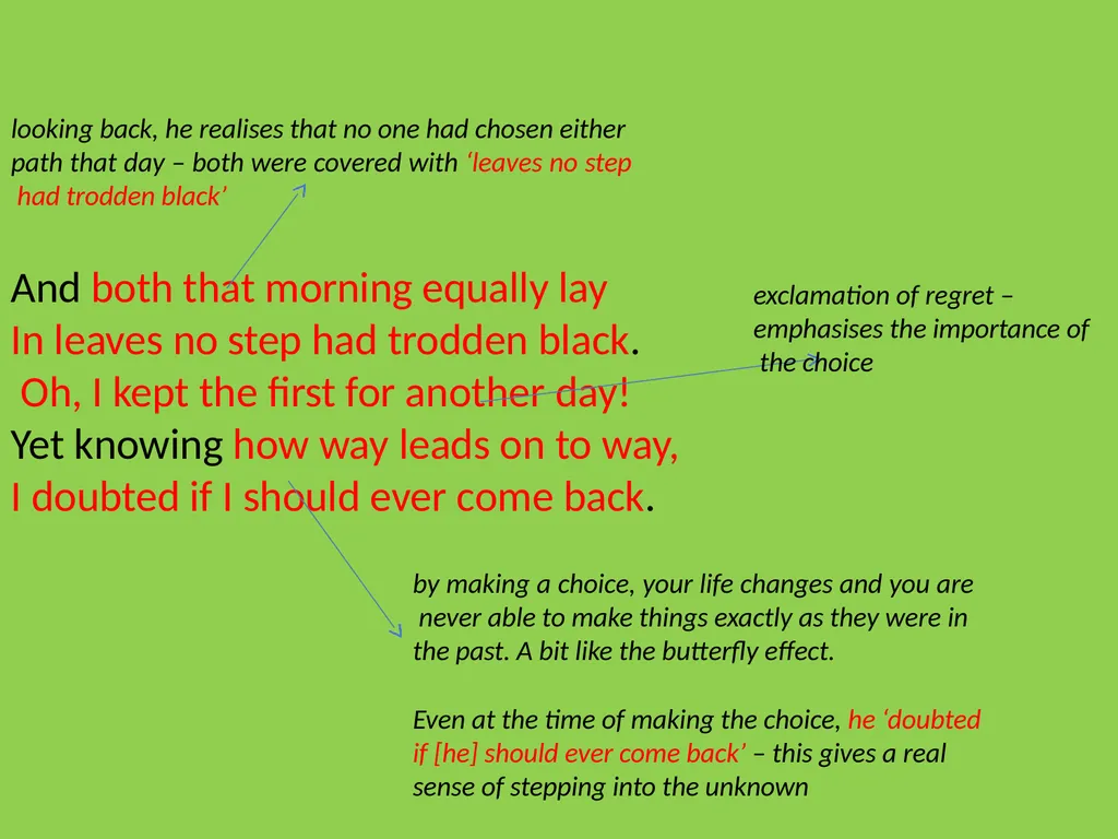 The Road Not Taken By Robert Frost About the Poet - slide 10 of 16