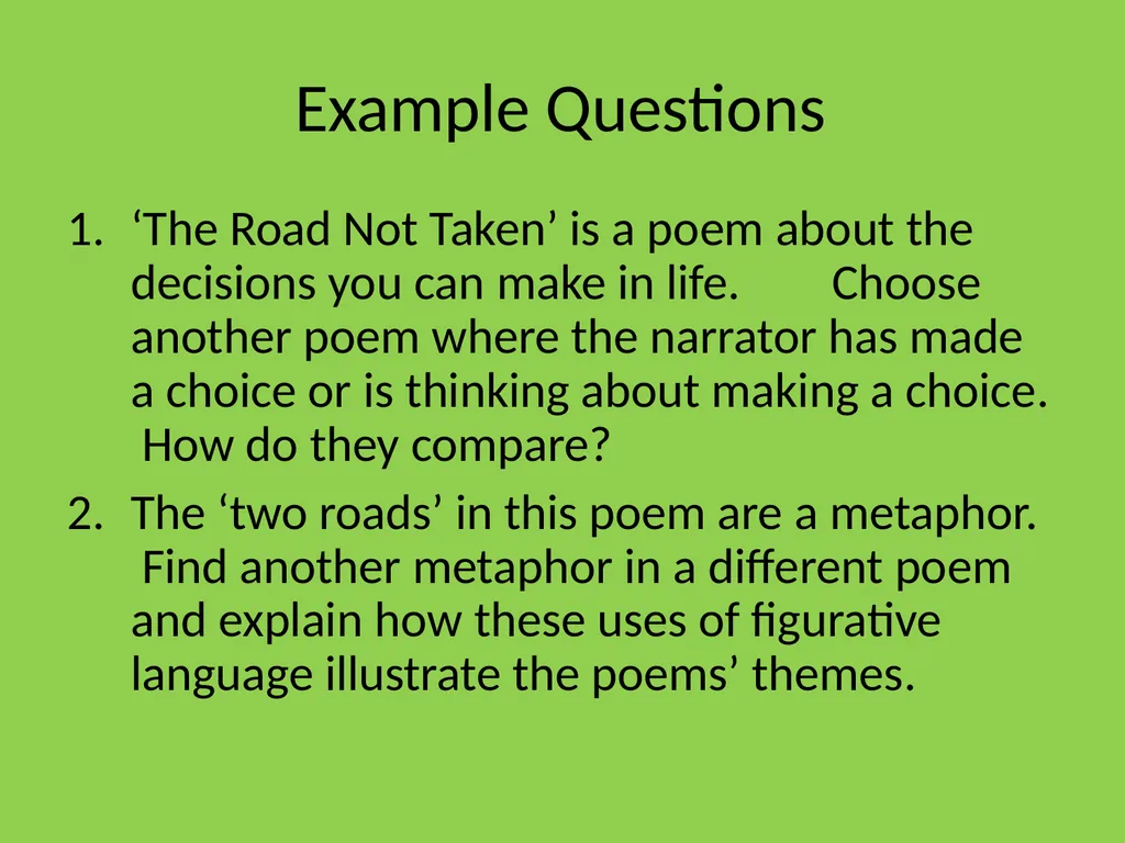 The Road Not Taken By Robert Frost About the Poet - slide 16 of 16