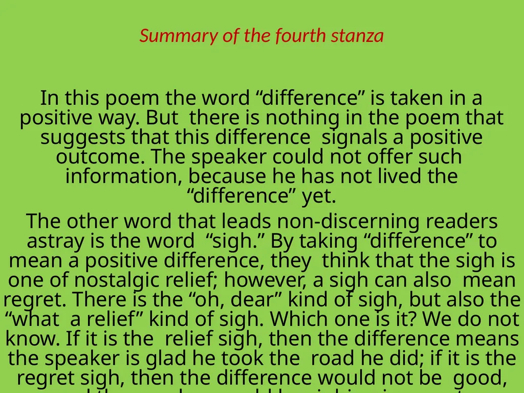 The Road Not Taken By Robert Frost About the Poet - slide 13 of 16