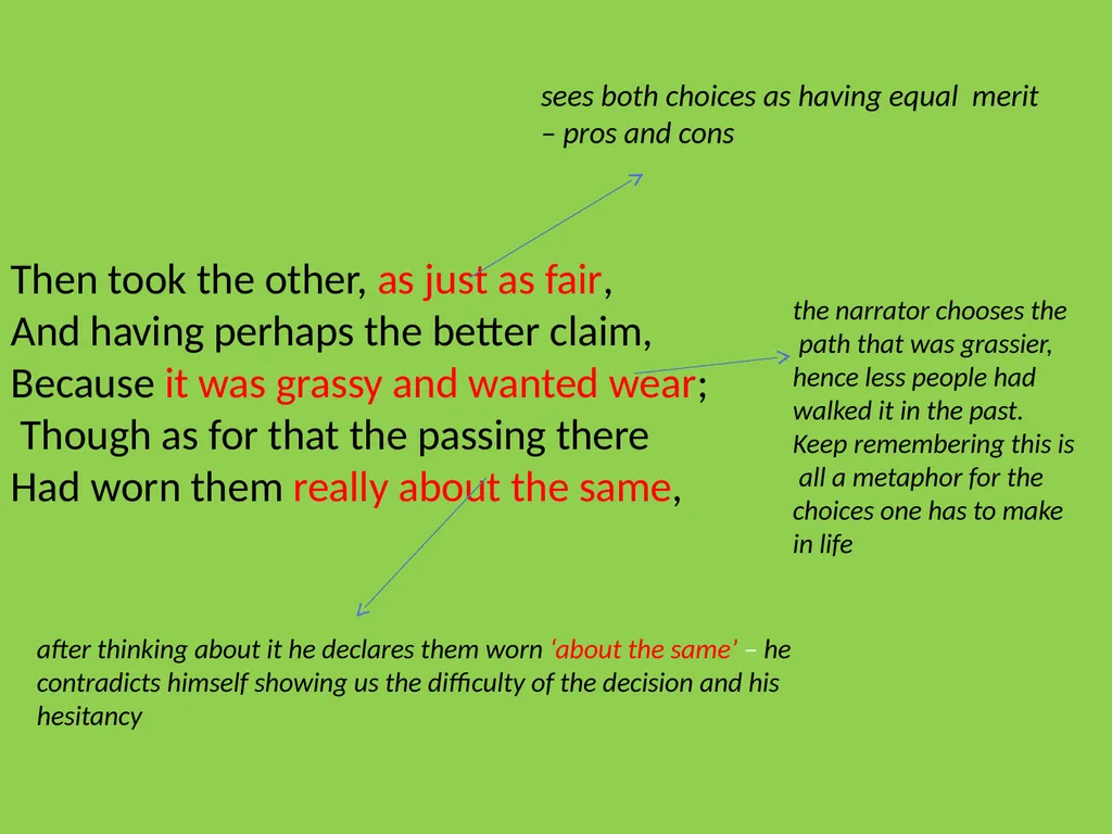 The Road Not Taken By Robert Frost About the Poet - slide 8 of 16