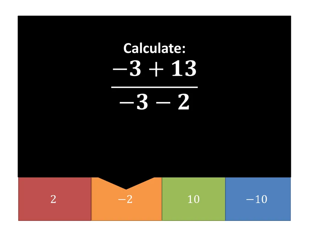 Year 7 Negative Numbers Dr J Frost - slide 16 of 19
