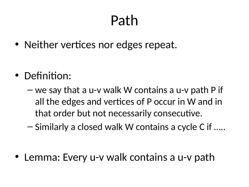 MCA 520: Graph Theory Instructor Neelima Gupta - slide 5 of 16