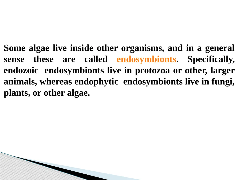 Algae An alga (singular for algae) is a plant-like - slide 11 of 37