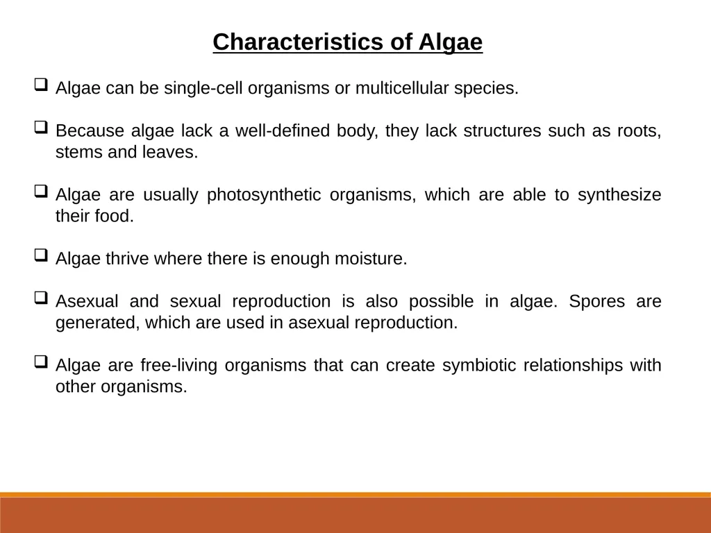 INTRODUCTION TO ALGAE Sukanya Sarma Assistant - slide 5 of 8