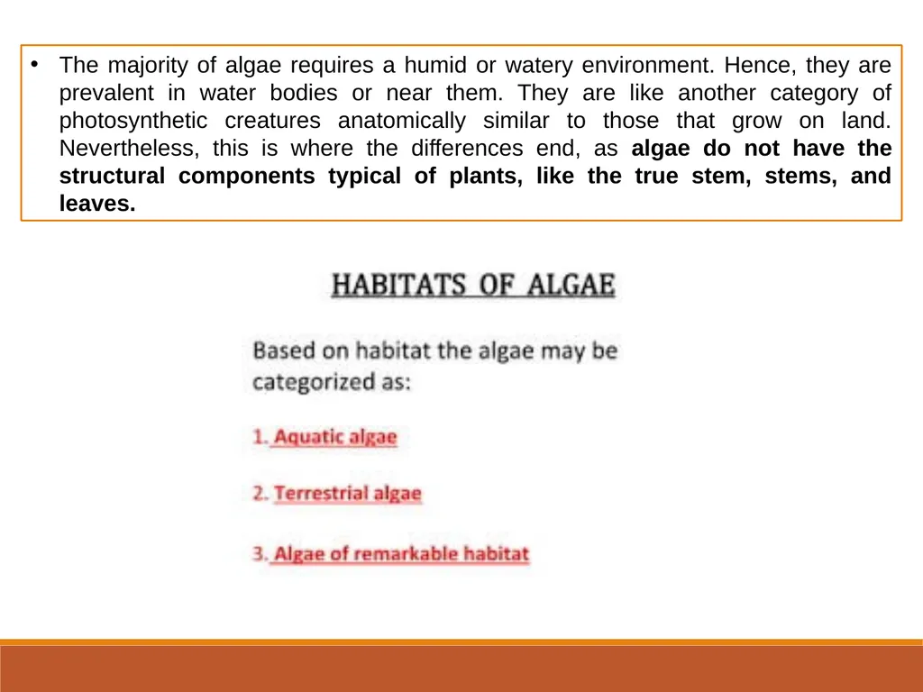 INTRODUCTION TO ALGAE Sukanya Sarma Assistant - slide 3 of 8