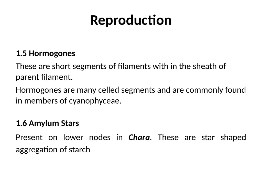 3rd Lecturer Phycology Reproduction Algae - slide 5 of 20