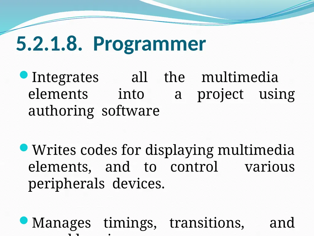 Unit- 5 5.1 Multimedia and Internet 5.1.1 . Client - slide 26 of 33